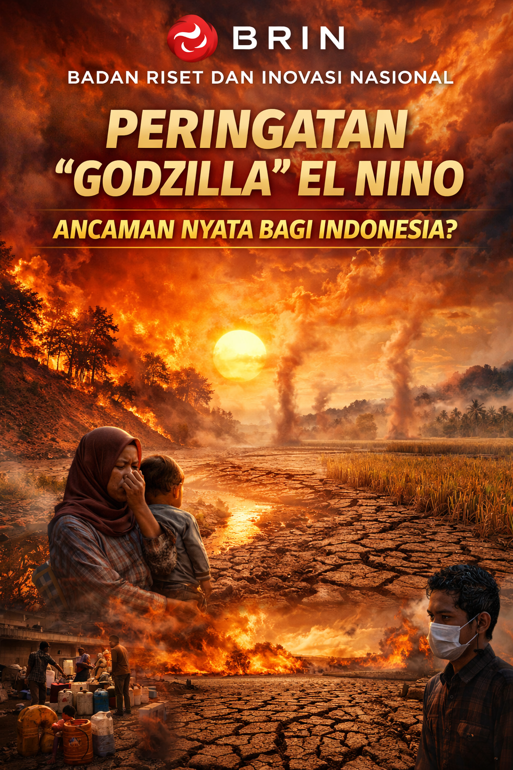 Peringatan “Godzilla” El Nino dari Badan Riset dan Inovasi Nasional: Ancaman Nyata bagi Indonesia?