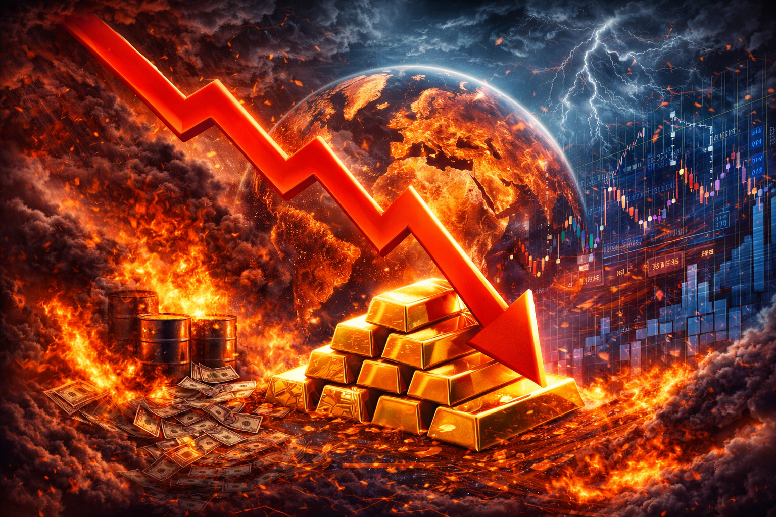 Harga Emas Anjlok, Ekonomi Dunia Berada di Titik Rawan