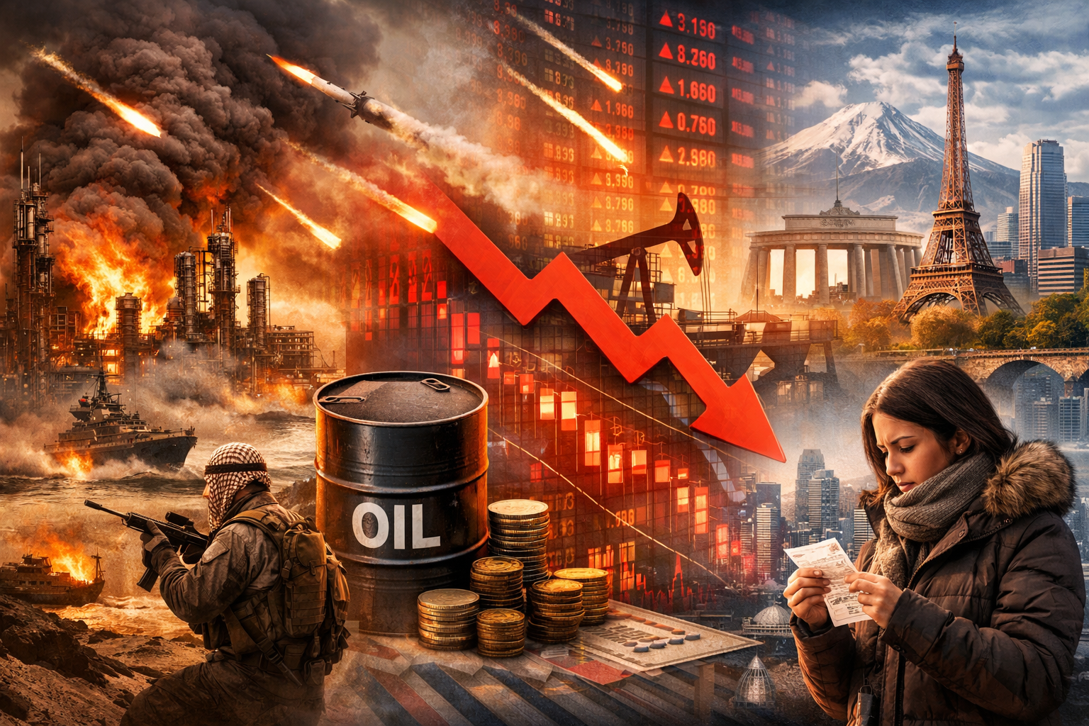 “Konflik Timur Tengah Kian Memanas, Dampaknya Mulai Terasa Hingga Pasar Asia dan Eropa”