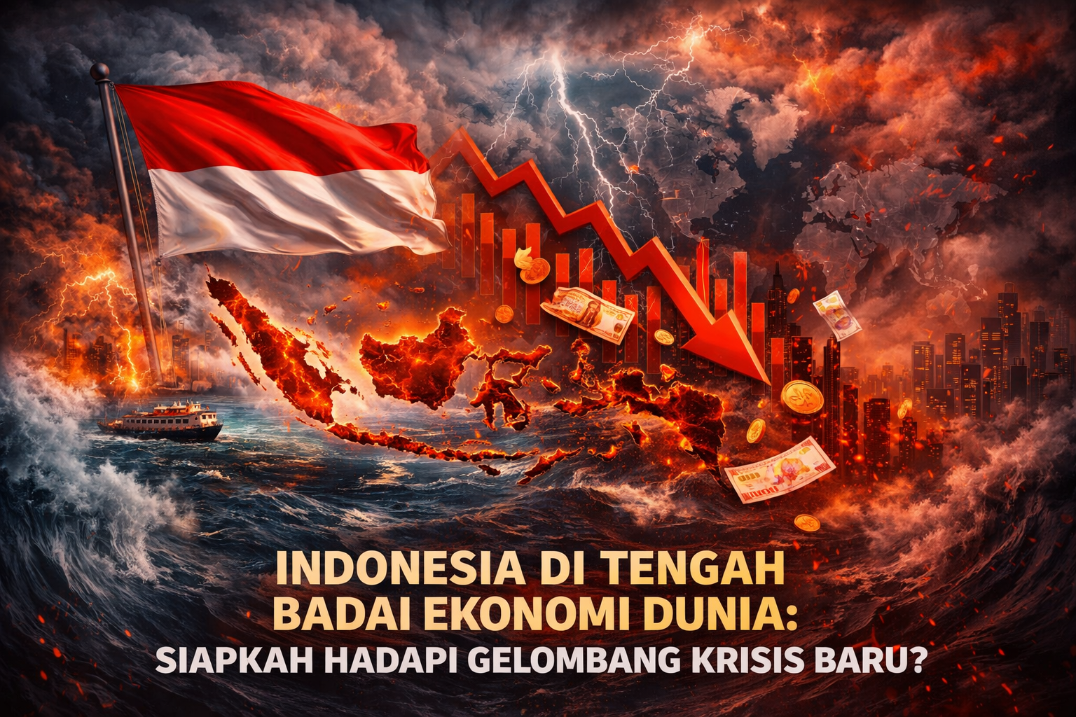 “Indonesia di Tengah Badai Ekonomi Dunia: Siapkah Hadapi Gelombang Krisis Baru?”