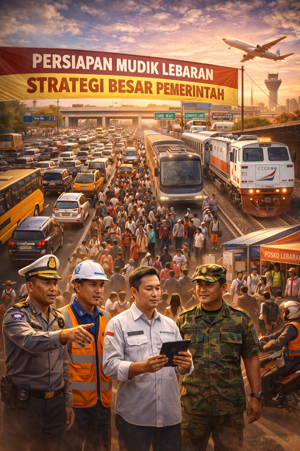 “Menjelang Mudik Lebaran, Pemerintah Siapkan Strategi Besar Atasi Lonjakan Penumpang Transportasi”