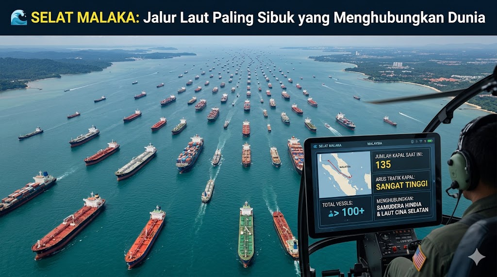 🌊 Selat Malaka: Jalur Laut Paling Sibuk yang Menghubungkan Dunia