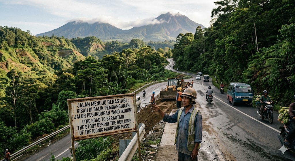 🛤️ Jalan Menuju Berastagi: Kisah di Balik Pembangunan Jalur Pegunungan yang Ikonik