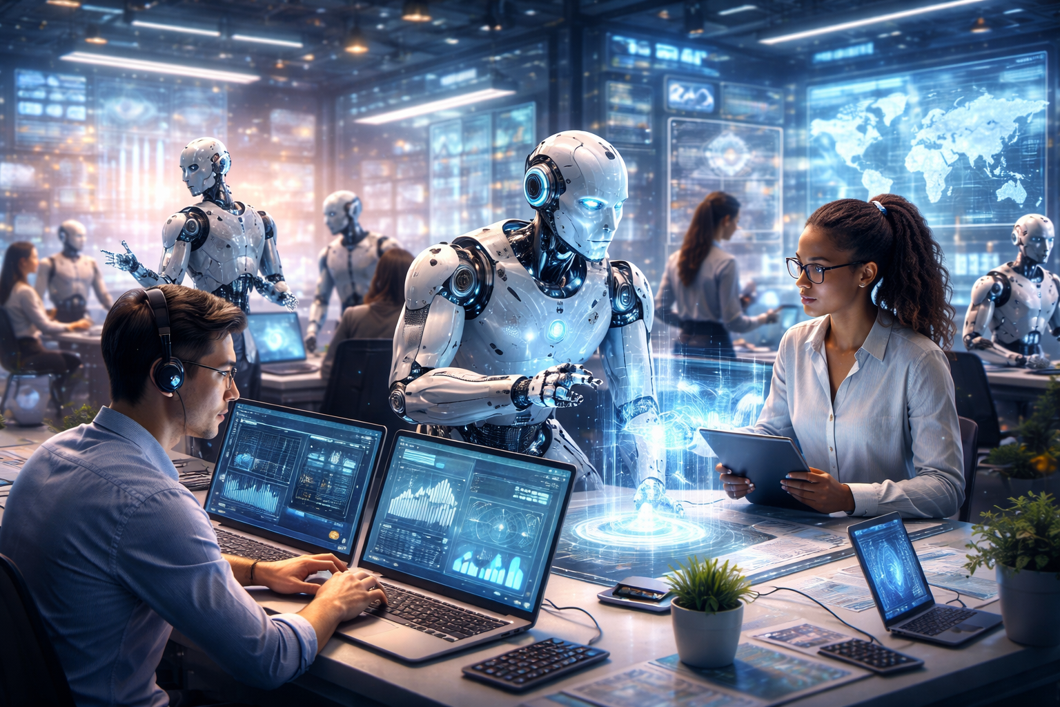 “Teknologi AI Mengubah Dunia Kerja: Ancaman atau Peluang?”