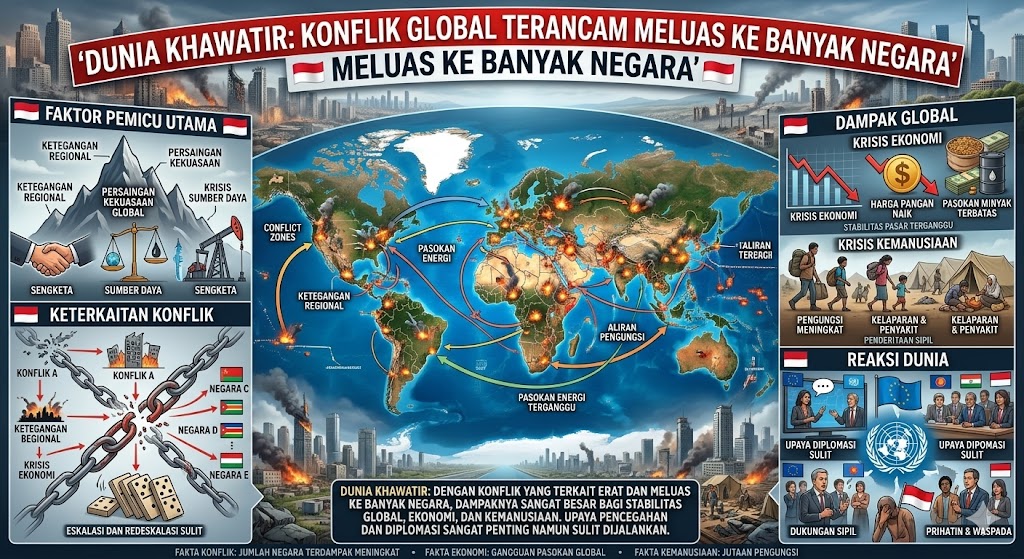 Dunia Khawatir: Konflik Global Terancam Meluas ke Banyak Negara