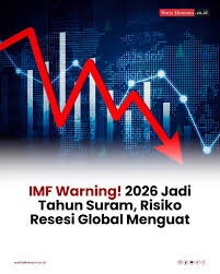 “Ekonomi Dunia Tertekan, Dana Moneter Internasional Peringatkan Risiko Resesi Global”
