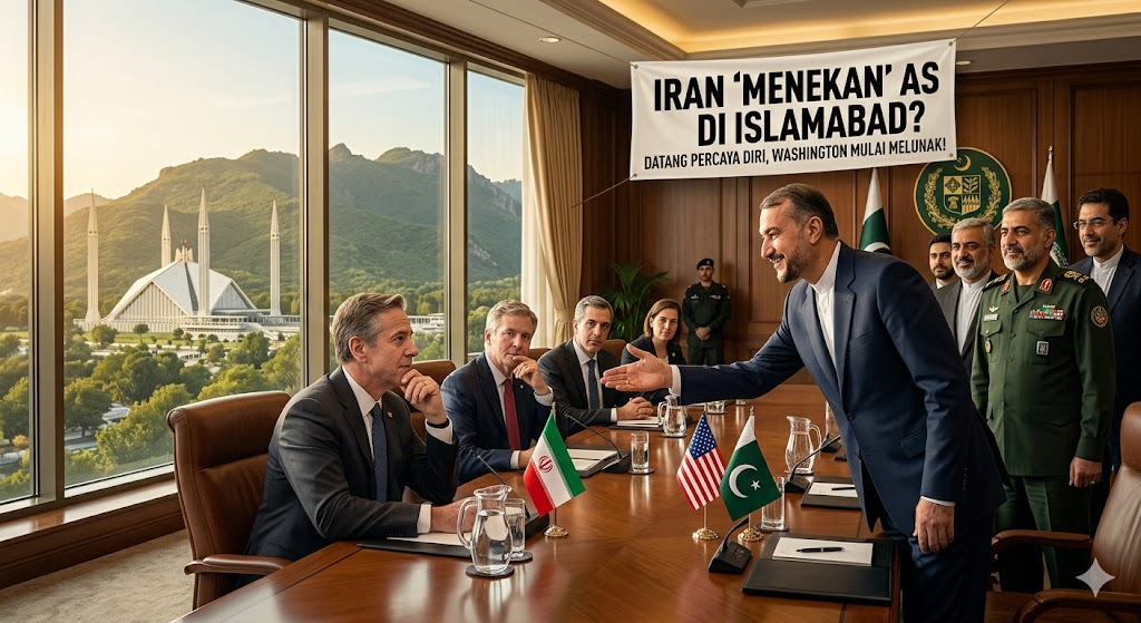Iran “Menekan” AS di Islamabad? Datang Percaya Diri, Washington Mulai Melunak!