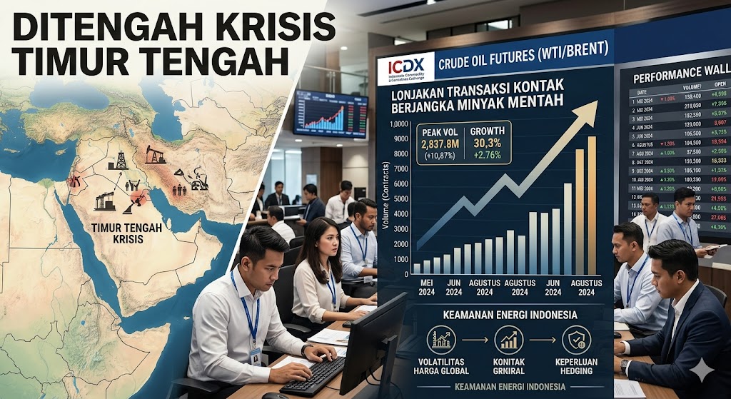 Ditengah Krisis Timur Tengah, ICDX Catat Lonjakan Transaksi Kontrak Berjangka Minyak Mentah