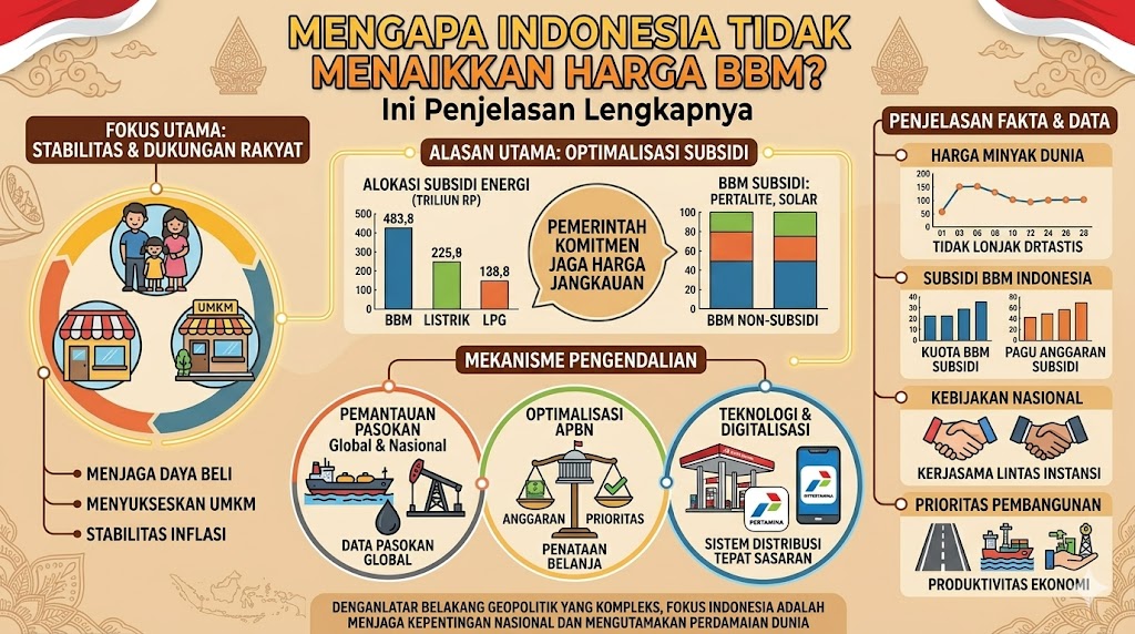 Mengapa Indonesia Tidak Menaikkan Harga BBM? Ini Penjelasan Lengkapnya