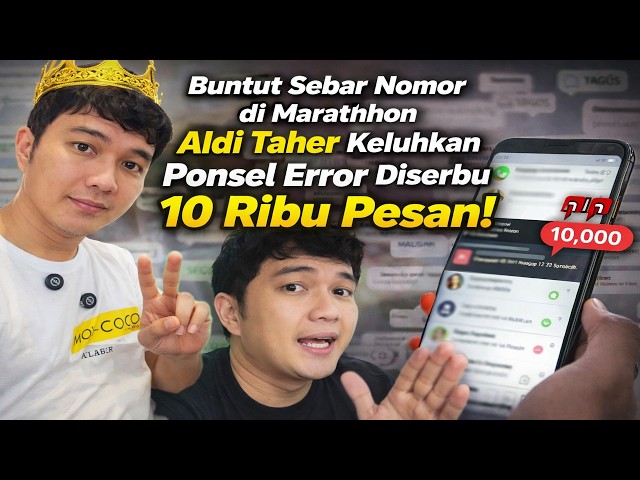 HP Aldi Taher “KO”! Diserbu 10 Ribu Chat, Netizen: “Bang, Balas Dong!”