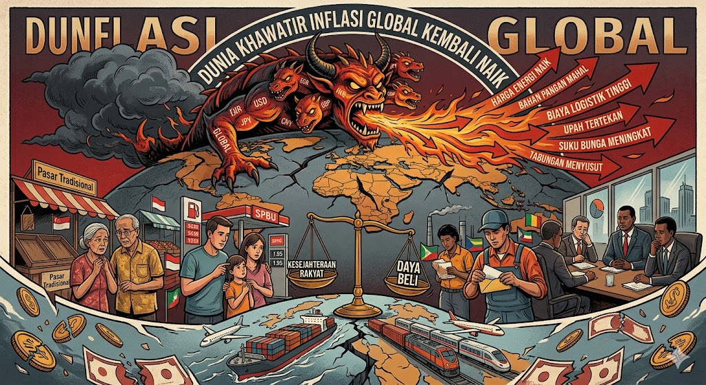 Dunia Khawatir Inflasi Global Kembali Naik: Ancaman yang Diam-Diam Bisa Mengubah Kehidupan Miliaran Orang