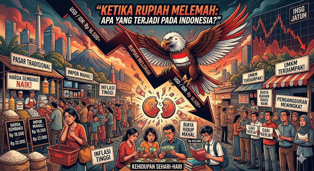 Ketika Rupiah Melemah: Apa yang Terjadi pada Indonesia?