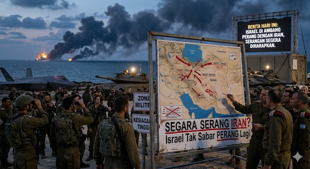 Israel Tak Sabar Perang Lagi, Segera Serang Iran?