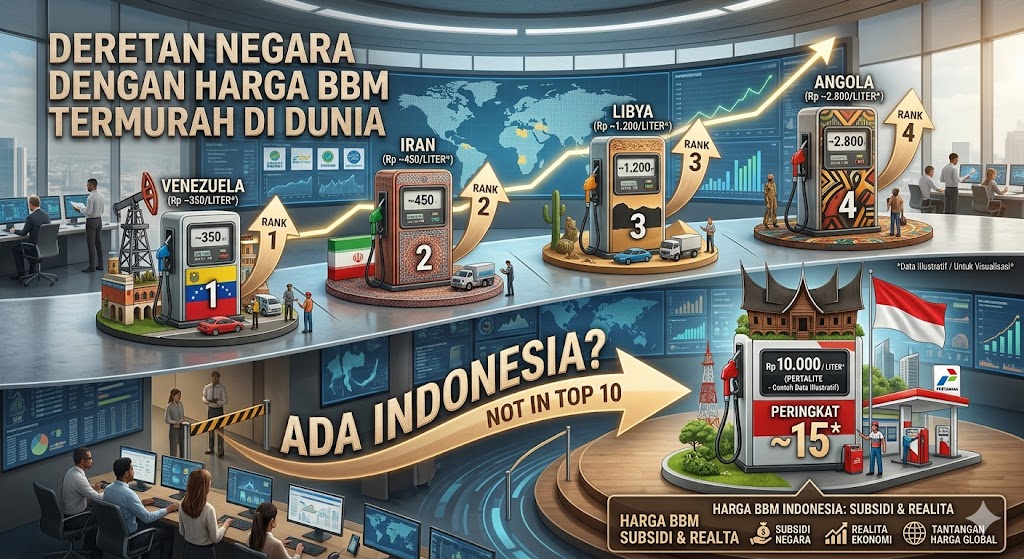 Deretan Negara dengan Harga BBM Termurah di Dunia, Ada Indonesia?