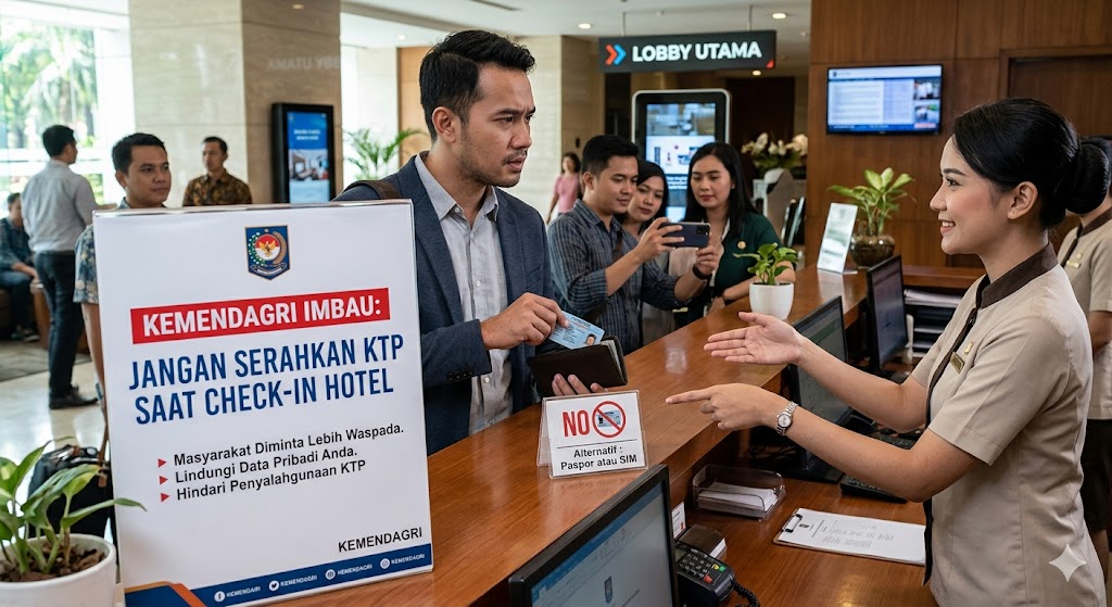 Kemendagri Imbau Jangan Serahkan KTP Saat Check-In Hotel, Masyarakat Diminta Lebih Waspada