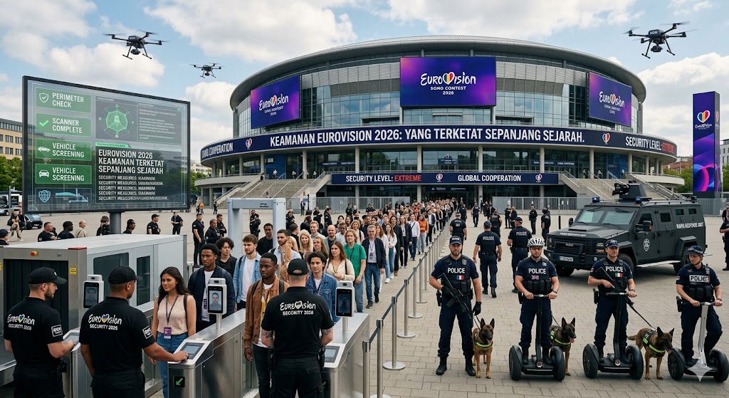 Keamanan Eurovision 2026 Jadi yang Terketat Sepanjang Sejarah: Ribuan Polisi, Intelijen Dunia, hingga Ancaman Teror