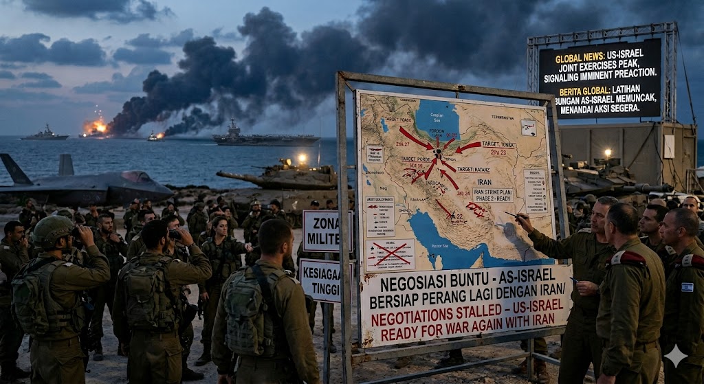 Negosiasi Buntu: AS–Israel Bersiap Perang Lagi dengan Iran