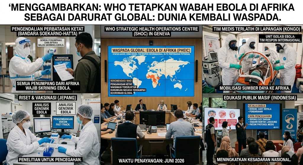 WHO Tetapkan Wabah Ebola di Afrika sebagai Darurat Global: Dunia Kembali Waspada