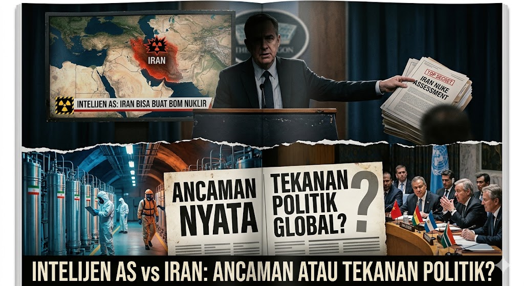 Intelijen AS: Iran Bisa Buat Bom Nuklir — Ancaman Nyata atau Tekanan Politik Global?
