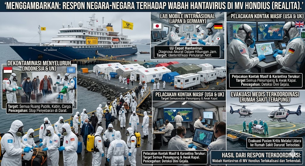 Bagaimana Negara-negara Merespons Wabah Hantavirus di Kapal Pesiar MV Hondius