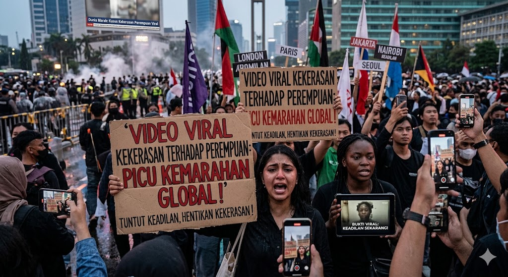Video Viral Kekerasan terhadap Perempuan Picu Kemarahan Global