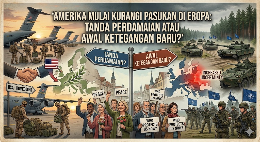 Amerika Mulai Kurangi Pasukan di Eropa: Tanda Perdamaian atau Awal Ketegangan Baru?