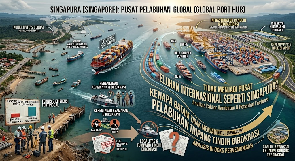 Kenapa Batam Tidak Menjadi Pusat Pelabuhan Internasional Seperti Singapura?