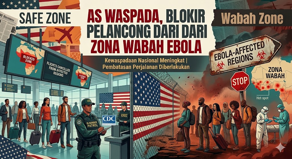 AS Waspada: Pelancong dari Zona Wabah Ebola Mulai Diblokir, Dunia Kembali Tegang