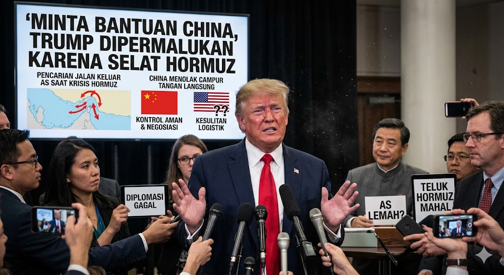 Minta Bantuan China, Trump Dipermalukan karena Selat Hormuz